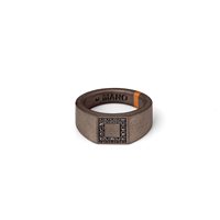 Anillo Mano-J. Hombre Minimal in Titanio Diamante Black 0.17 Ct MINANT16BRGMUP_12 - MINANT16BRGMUP_22
